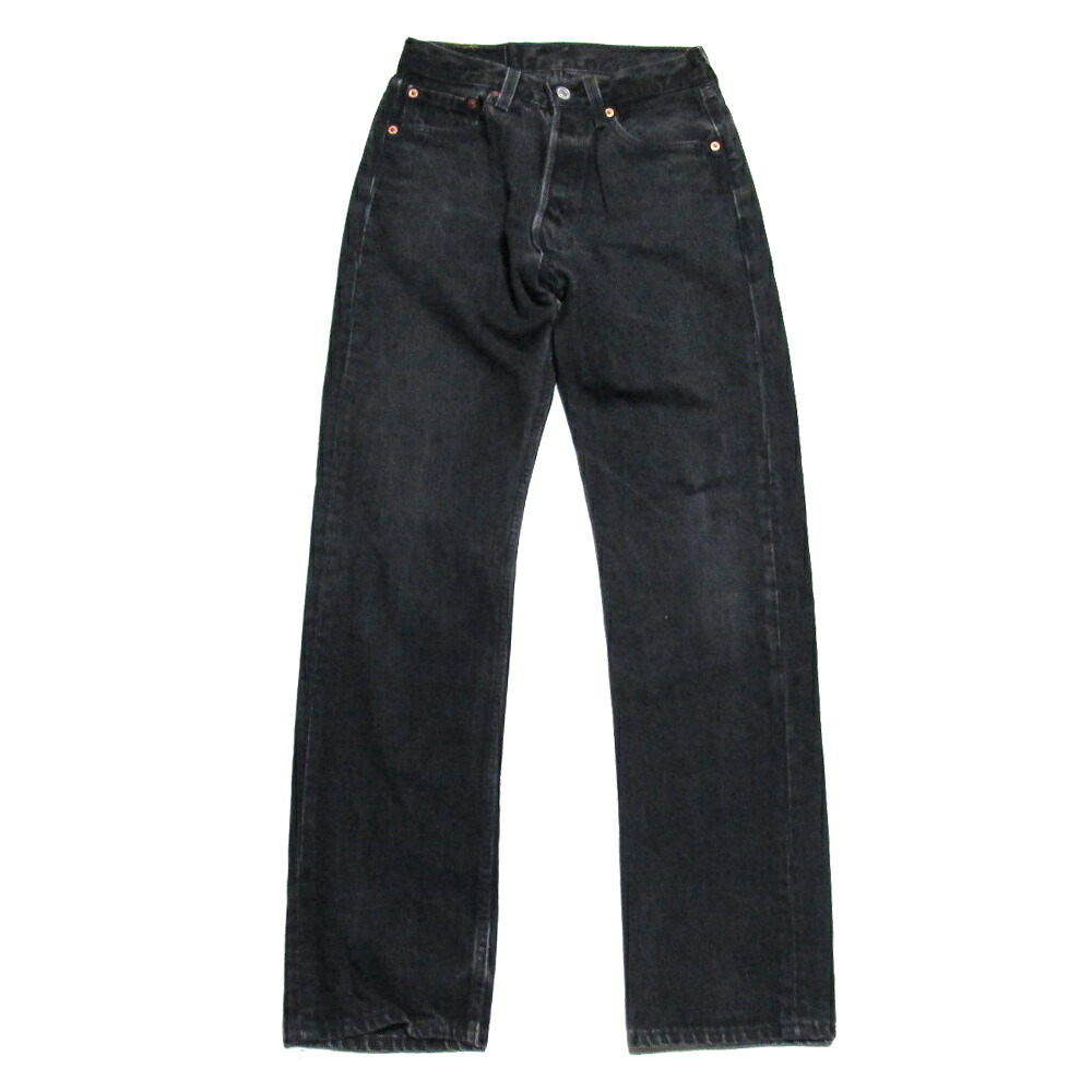 Vintage Levi’s 501 ヴィンテージ リーバイス 「W27 L30」 USA製 ブラックデニムパンツ (黒 ジーンズ リベット544) 139208 【中古】