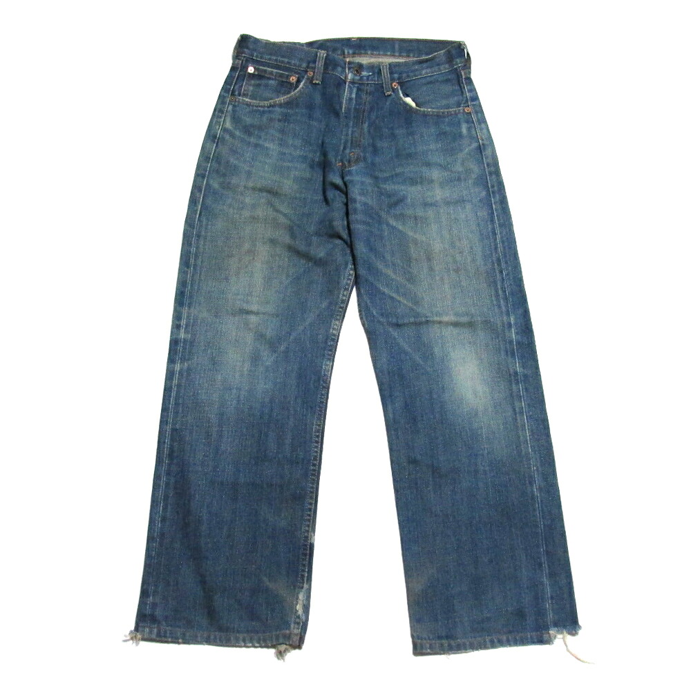 Vintage Levi’s 503 ヴィンテージ リーバイス 503 「W31」 特殊加工 レザーパッチ極小mデニムパンツ (インディゴ ジーンズ) 139221 【中古】