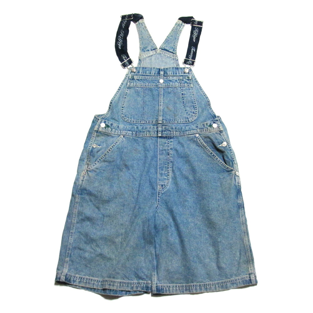 トミーヒルフィガー　オーバーオール　M 90年代 TOMMY HILFIGER トミー オーバーオール メンズM 古着 90s
