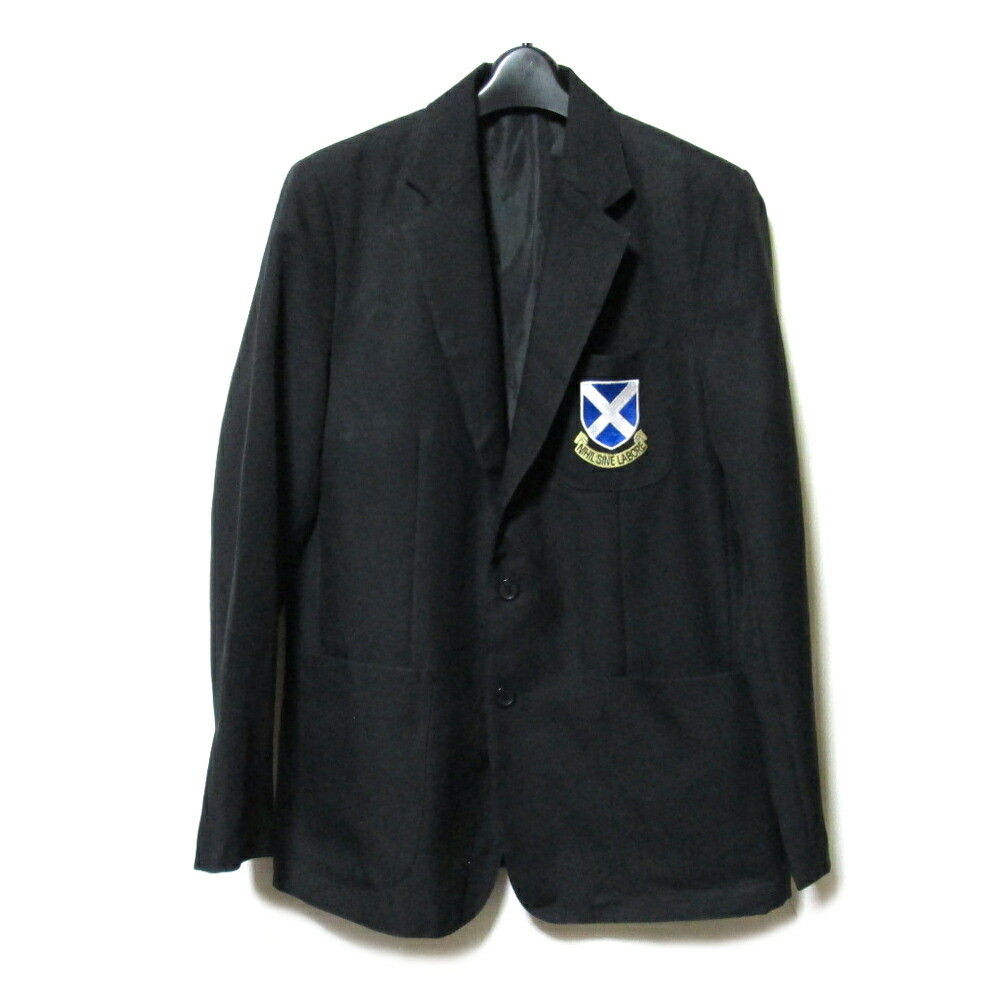 Vintage Old School Jacket ヴィンテージ オールドスクール ジャケット UK製 エンブレム刺繍 “NIHIL SINE LABORE” ジャケット (制服 パンク ロック イギリス 英国 スコットランド) 139231 【中古】