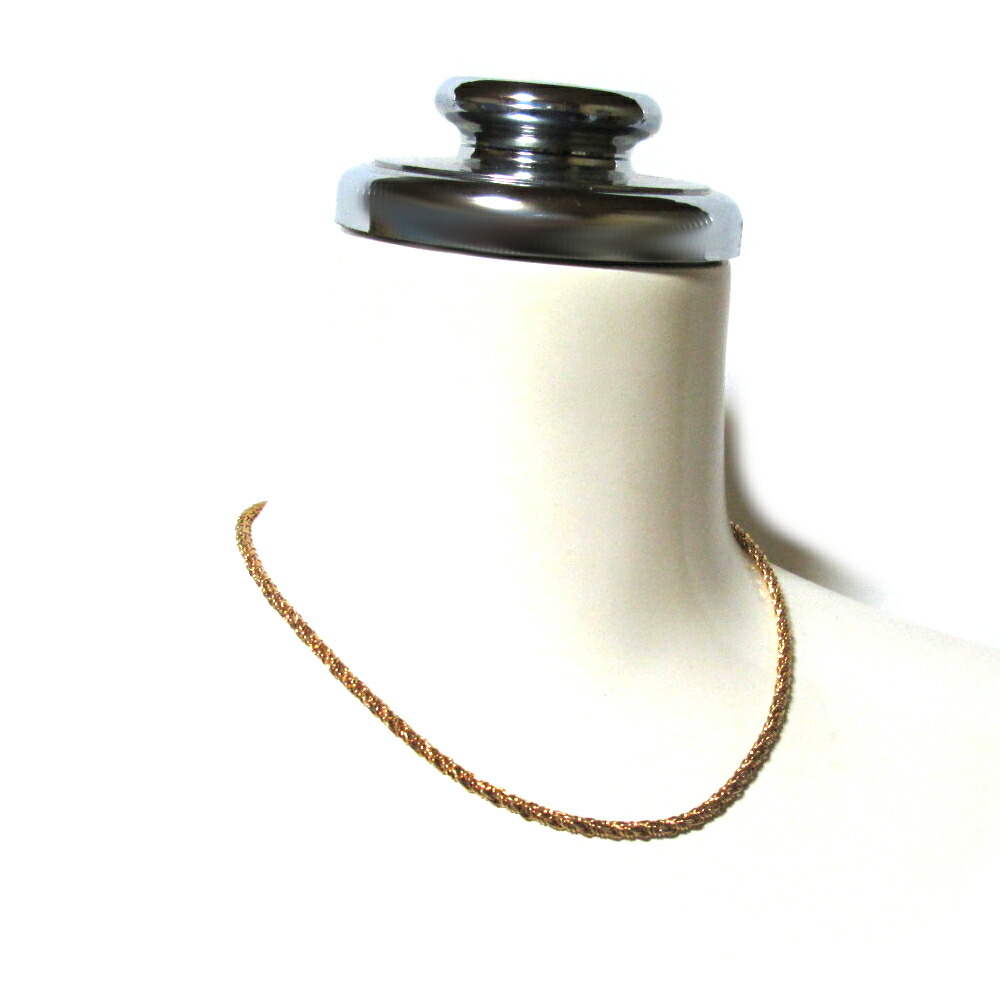 美品 Vintage Christian Dior Monsieur ヴィンテージ クリスチャンディオール ムッシュ ゴールド CD ネックレス (ペンダント/箱付き/ギフトにも最適) 139475 【中古】