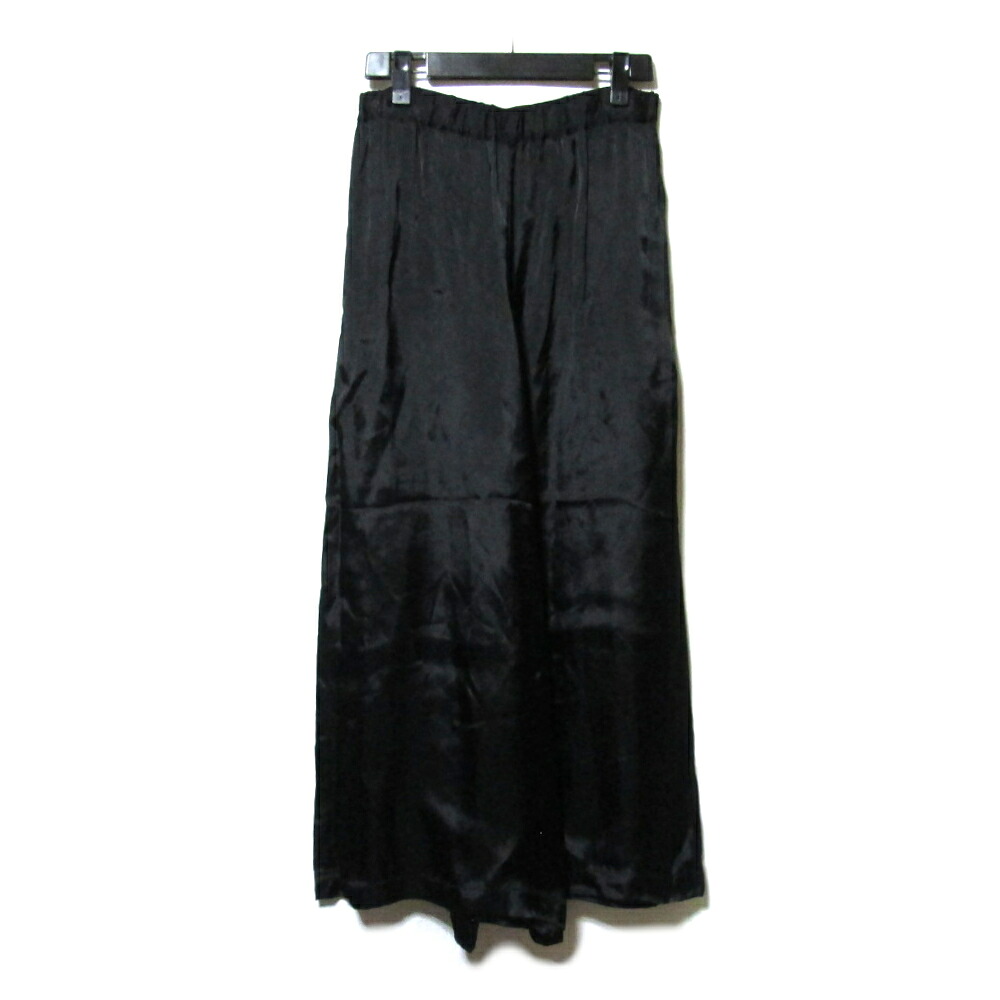 美品 Vintage tricot COMME des GARÇONS ヴィンテージ トリコ コムデギャルソン 1992 レーヨン ワイドゴムパンツ (黒 ブラック アーカイブ) 139506 【中古】|CROWN STORE