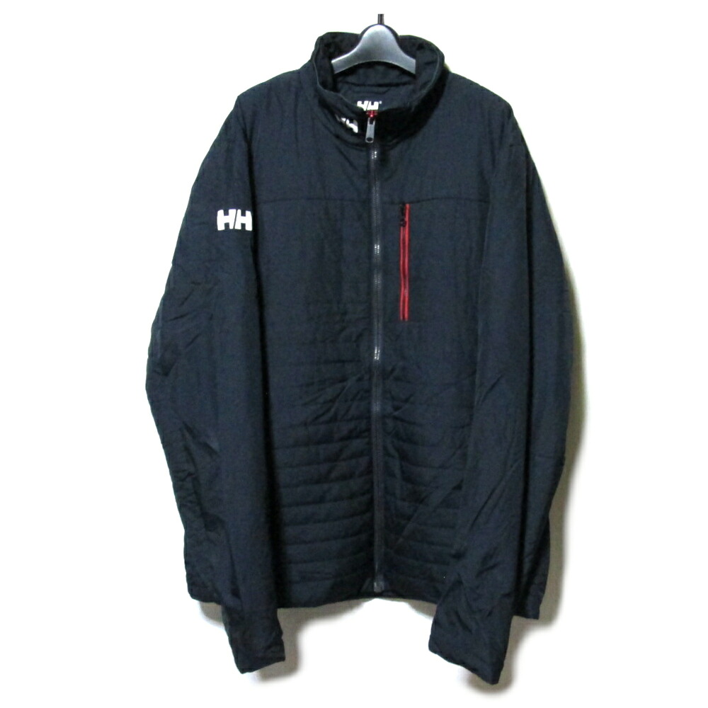 Vintage Helly Hansen ヴィンテージ ヘリーハンセン 薄手フルジップダウンジャケット (ネイビー×レッド ブルゾン アウトドア) 139669 【中古】