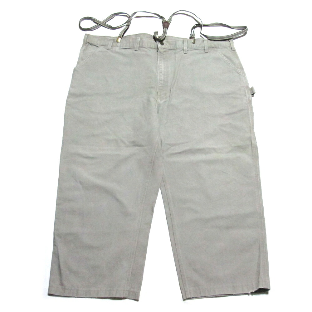 Vintage Carhartt ヴィンテージ カーハート 「48×30」 グレーダック ペインターパンツ (ヴィンテージサスペンダー付き) 139746 【中古】|CROWN STORE