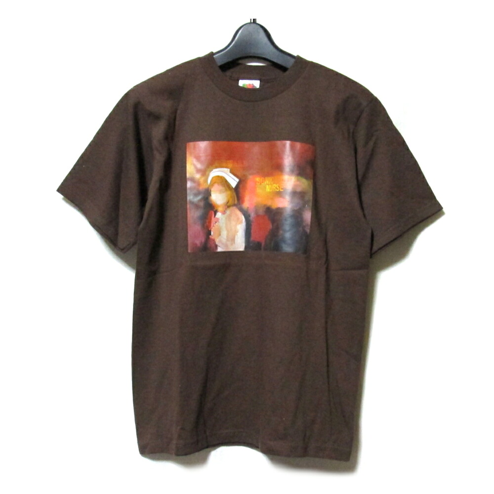 デッドストック Vintage SONIC YOUTH ヴィンテージ ソニックユース 「14/17」 NURSE ナース アートTシャツ (未使用 デッドストック 新品 半袖 ブラウン) 139856 【中古】｜CROWN STORE