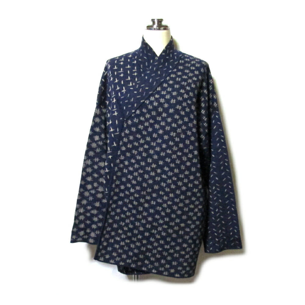 美品 Vintage KENZO ヴィンテージ ケンゾー 「2」 日本製 米国海軍 御召しものジレー (野良着風 井飾りつけ ジャポネスク 高田賢三  Made インチ Japan) 140136 【中古】