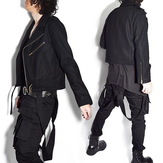 正規激安 楽天市場 ライダースコート メンズ ショート丈 Pコート メンズ ドレープ メンズファッション ショートコート ウールコート 変形 ブラック 黒 お兄系 V系 ビジュアル系 ホスト 大人 送料無料 秋 冬 新作 個性的 モード系ファッション 衣装 アレグロ オリジナル