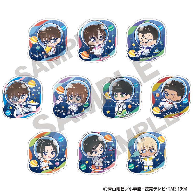 名探偵コナン　【BOX】トレーディングアクリルクリップ＿ぷちコスモ