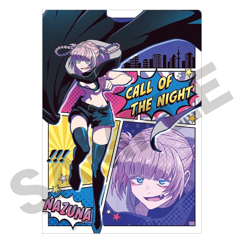 よふかしのうた シングルクリアファイル カラフル