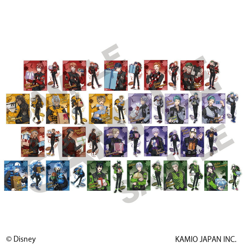 『ディズニー ツイステッドワンダーランド』　【BOX】トレーディングステッカー＿ユニオンバースデー