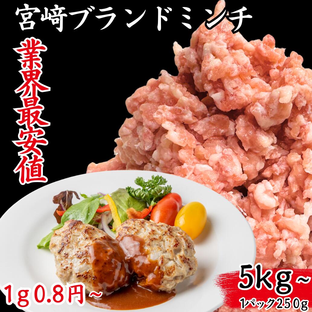 国産 豚肉 ミンチ 最安値 5kg 8kg 10kg 小分け 【1パック 250g】 大容量 ブランド ひき肉 豚 挽肉 お肉 豚ひき肉 真空パック 豚ミンチ 国産 宮崎 くりぷ豚 訳あり 冷凍 長期保存 肉 業務用 ギフト 送料無料 贈答 自宅用 個包装 九州 業務用