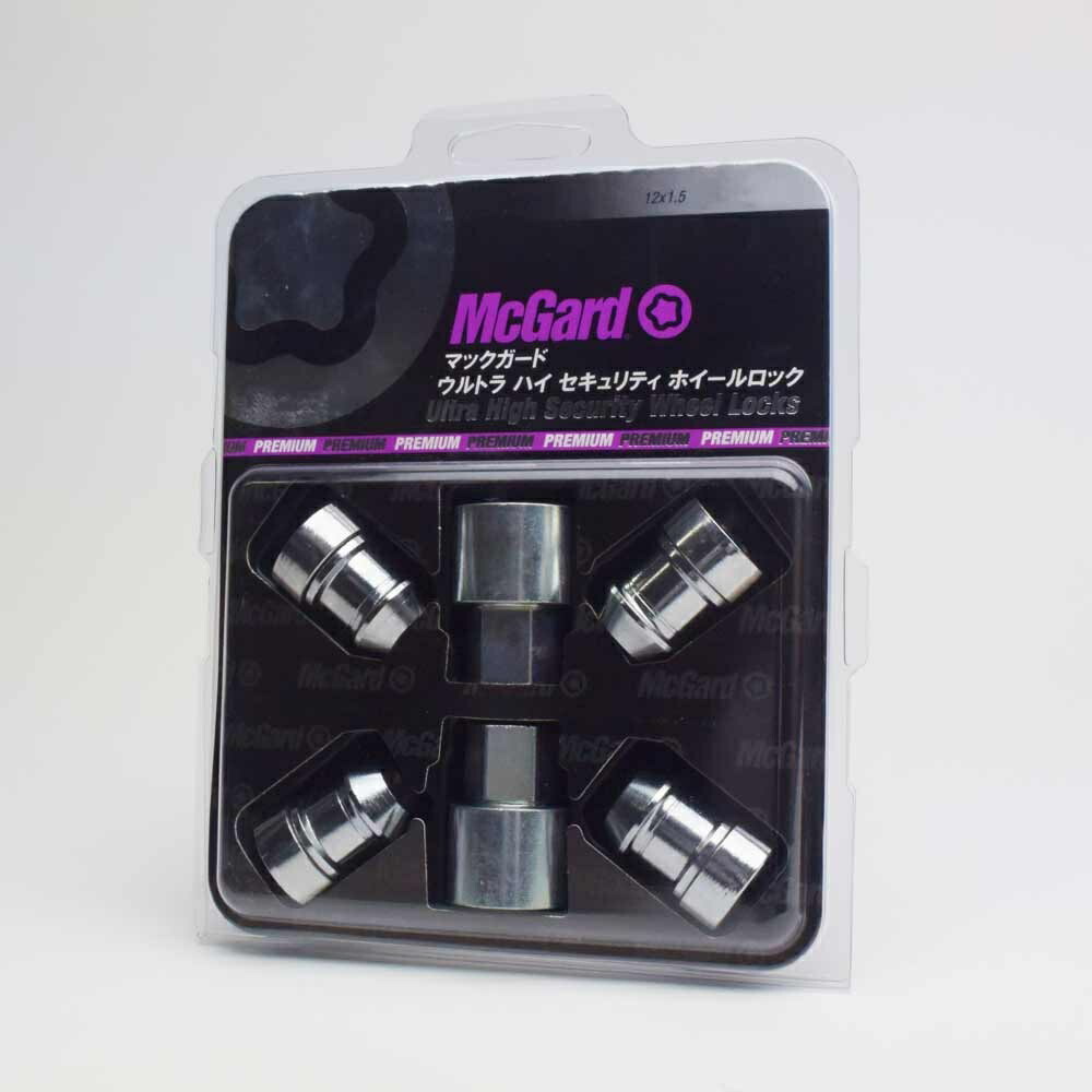 新品【正規品】McGard マックガード MCG-34257SL ウルトラハイセキュリティロックナット M12×P1.5 21HEX 袋ナット メッキ 60度 テーパー 60° ホイールロック