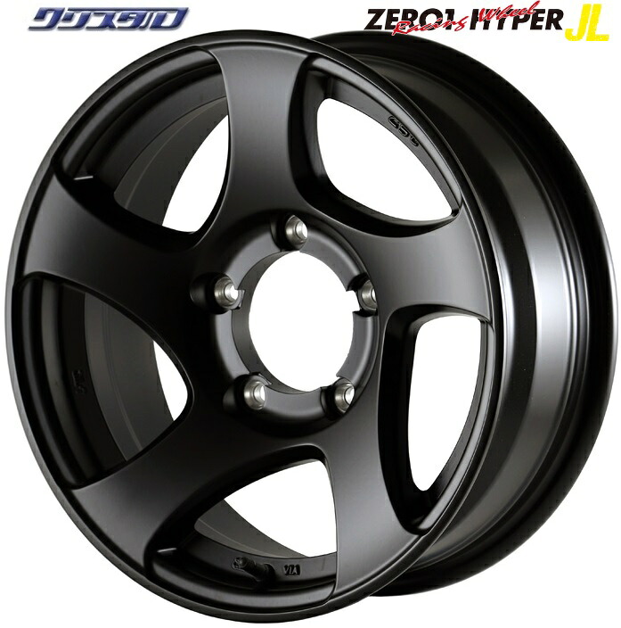 即納 4本セット CST ゼロワンハイパーJL 16インチ 6J -5 ホール数:5 PCD:139.7 フラットブラック DOALL ドゥオール ZERO-1 HYPER JL 1660-5 5/139.7 ジムニーシエラ JB74W 用