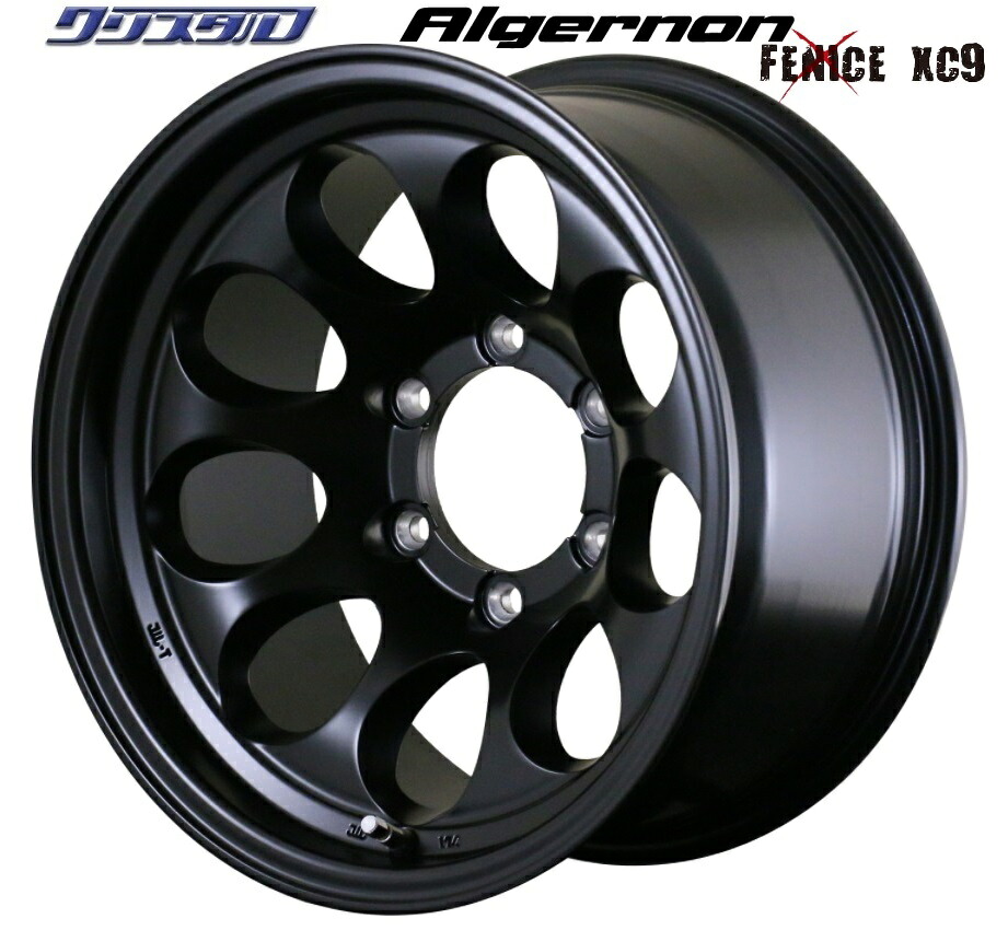 4本セット フェニーチェ X XC9 16インチ 8J -28 ホール数:6 PCD:139.7 マットブラック(MBK) DOALL ドゥオール FENICE X XC9 1680-28 6/139.7