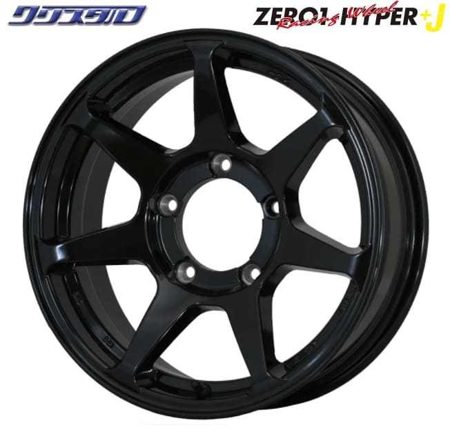 4本セット CST ゼロワンハイパー+J 16インチ 6J &plusmn;0 ホール数:5 PCD:139.7 グロスブラック DOALL ドゥオール ZERO-1 HYPER +J 1660&plusmn;0 5/139.7 ジムニーシエラ JB74W 用｜カー用品 クリスタル 店