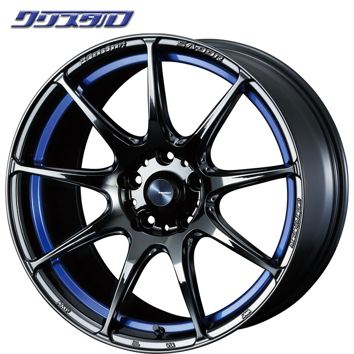 新品 WEDS SPORT ウェッズ スポーツ SA99R BLCII 1885+50 5/114.3 18インチ 8.5J +50 ホール数：5 PCD：114.3 4本以上送料無料 0073923