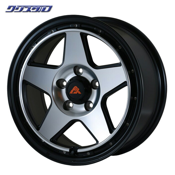 4本セット フェニーチェ X XC5 16インチ 7J+38 ホール数:5 PCD:114.3 マットブラックポリッシュ DOALL ドゥオール FENICE X XC5 1670+38 5/114.3