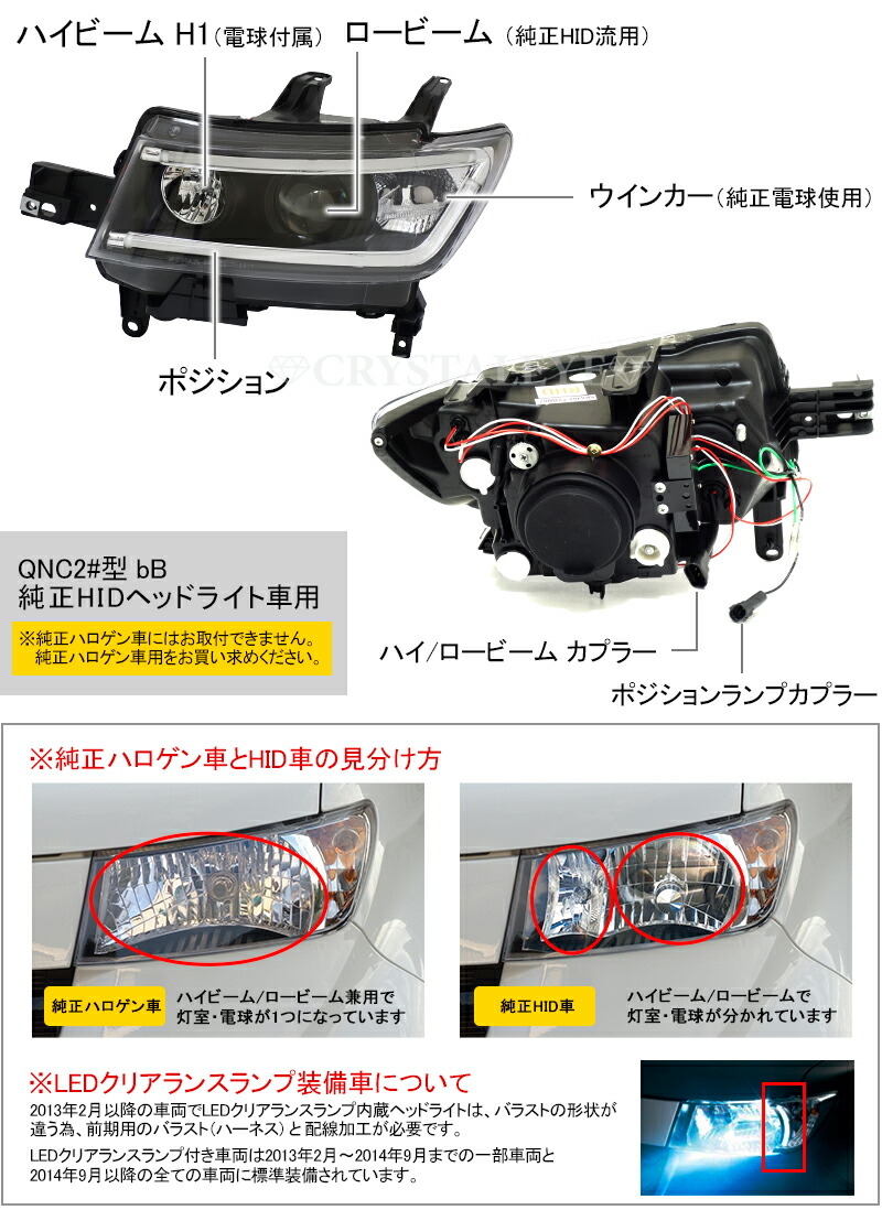 Qncルーツ ファイバーled尻っ方v2ledライトバープロジェクターヘッドライト完壁hid乗代価車用ブラックタイプバリューセットクリスタルアイ Dba Qnc21 Newbyresnursery Com