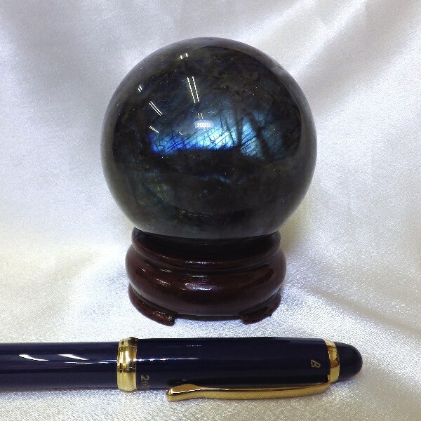 楽天市場】【完全天然 最高品質クラス】 ラブラドライト丸玉（重さ347g