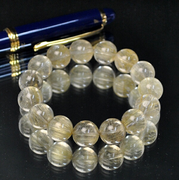 楽天市場】【財運・資産運を高める定番パワーストーン】 ALL金ルチル