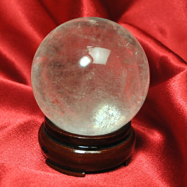 楽天市場】【40mm玉】ブラジル産最高ランク 完全透明本水晶玉 （完全