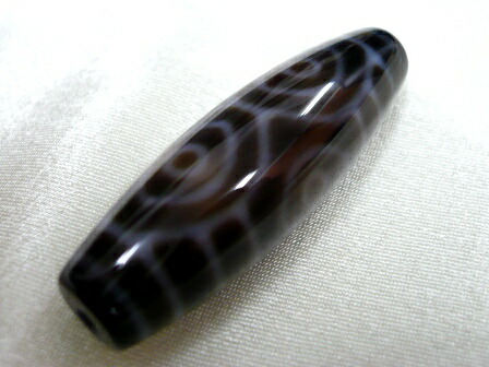 楽天市場】二十一眼天珠（単品） 【チベット産】（長さ37mm 最も太い