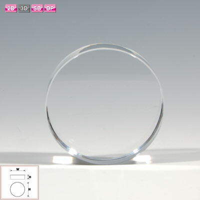 楽天市場】クリスタルペーパーウェイト ルーペタイプ 小 加工面が広く