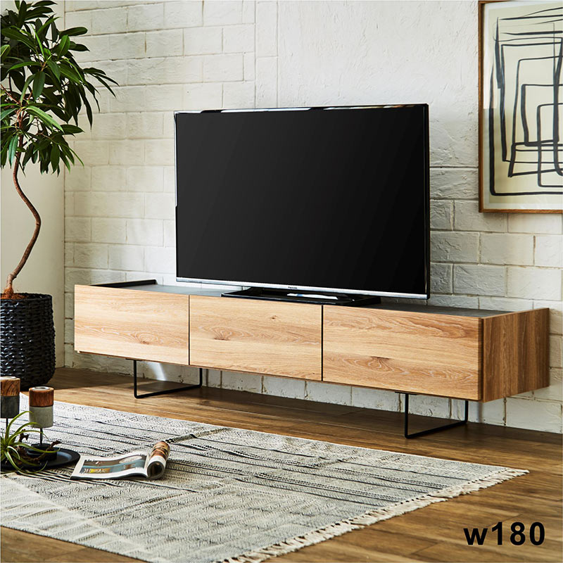 【大川家具】180cm幅　木製 テレビボード　ローボード テレビ台 日本製 大川家具 完成品 幅180cm ローボード TV台 TV
