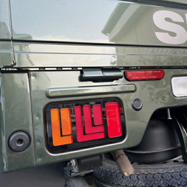 スズキ キャリートラック用 メッキ テールランプガーニッシュ