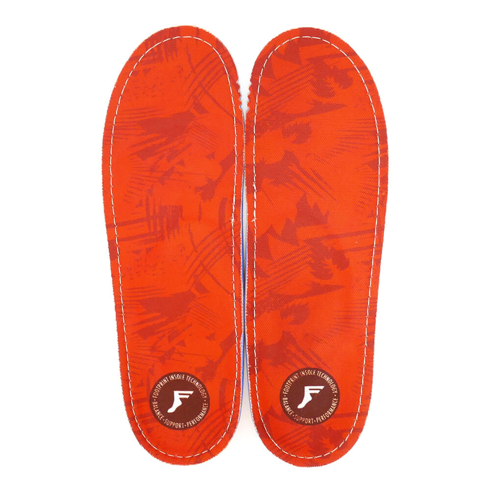FOOTPRINT INSOLE フットプリント インソール KINGFOAM ORTHOTIC(5mm) ORANGE CAMO スケートボード スケボー