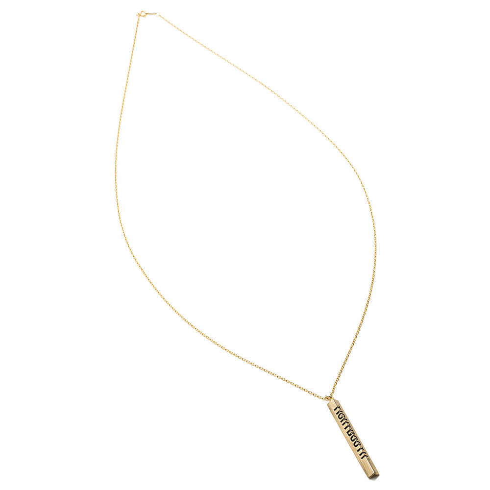 TIGHTBOOTH（TBPR）NECKLACE タイトブース 頸飾り ANGLE IRON NECKLACE BRASS GOLD 滑るゲーム盤 スケボー