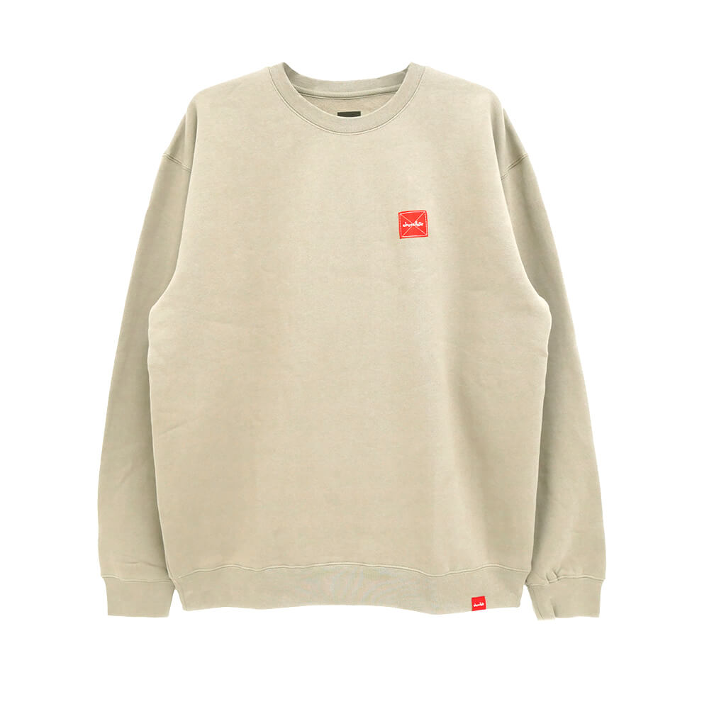 CHOCOLATE CREW SWEAT 黒茶 調教師 SQUARE LABEL CEMENT 滑るゲーム盤 スケボー