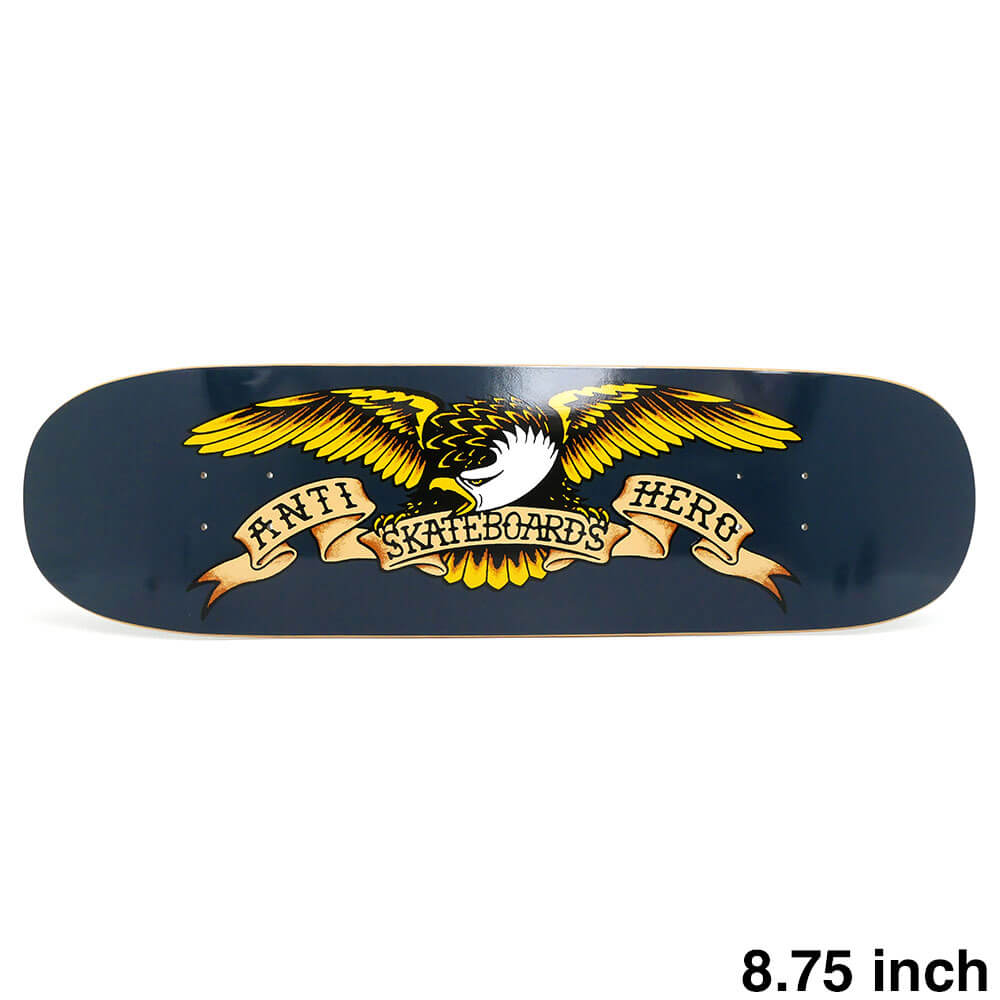 スケートボード ANTI HERO HORSE PILL Anti Hero Skateboard Deck Shaped Eagle Horse Pill Yellow 10