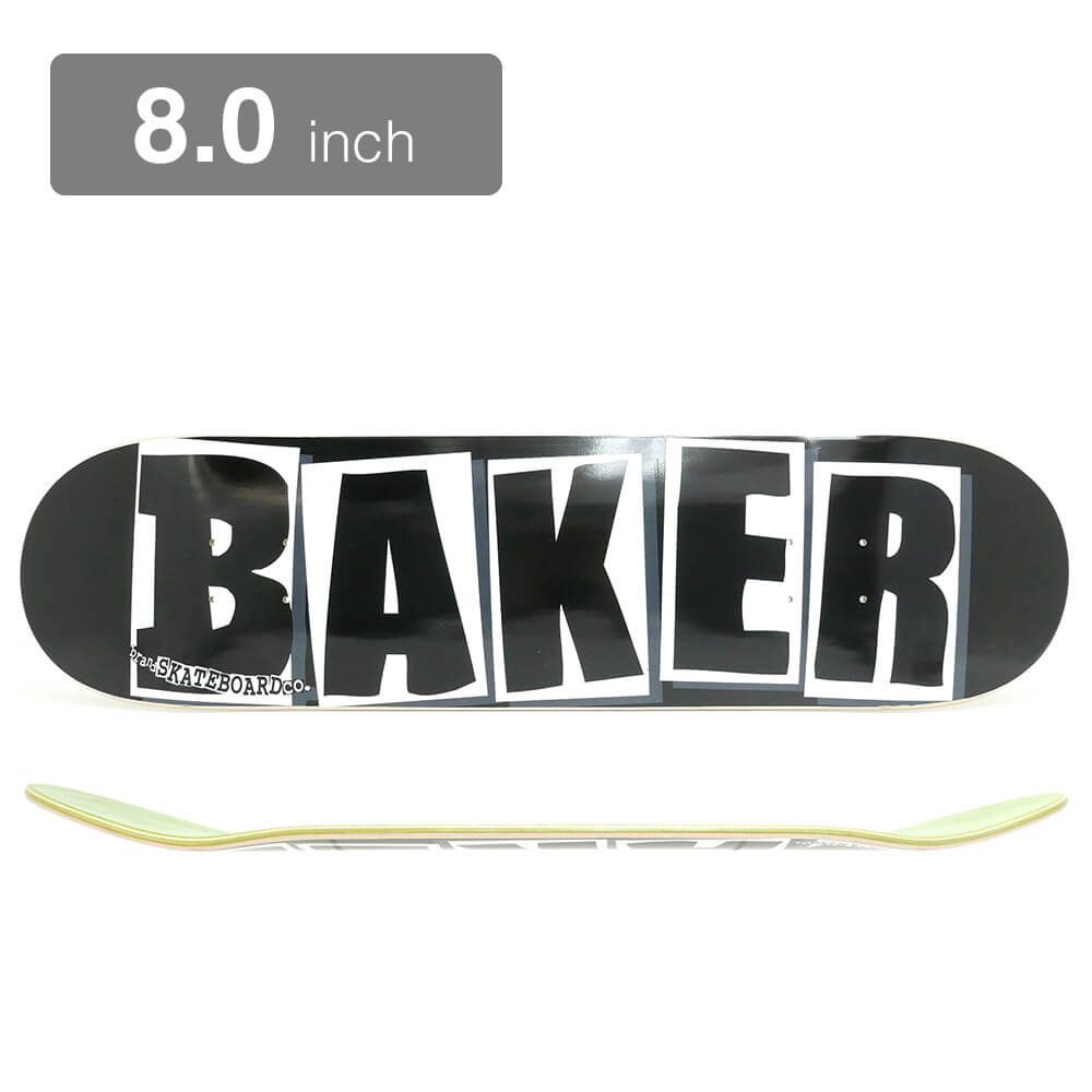 8602円 雑誌で紹介された BAKER Deck 8.0 ベイカー スケートボード デッキ スケボー