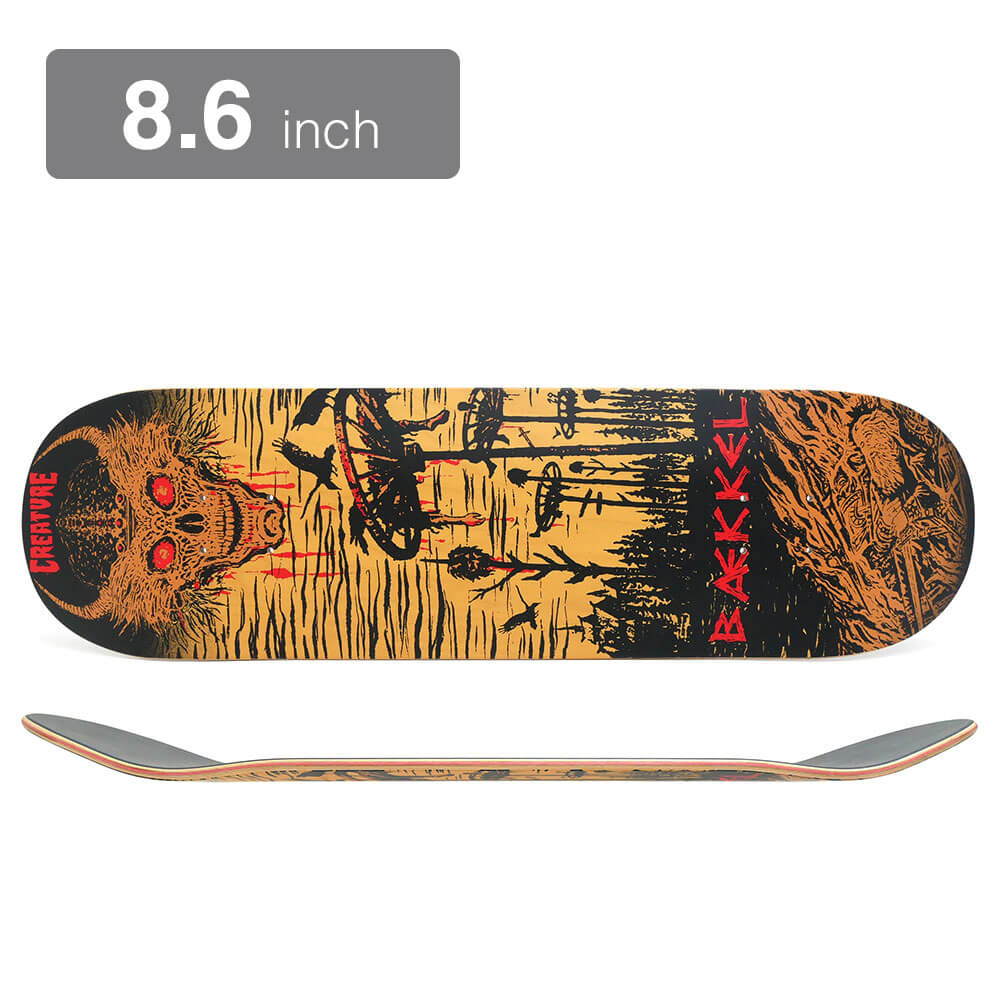 （セール）CREATURE DECK クリーチャー デッキ KEVIN BAEKKEL WASTELAND 8.6 スケートボード スケボー｜スケートボードのCALIFORNIASTREET