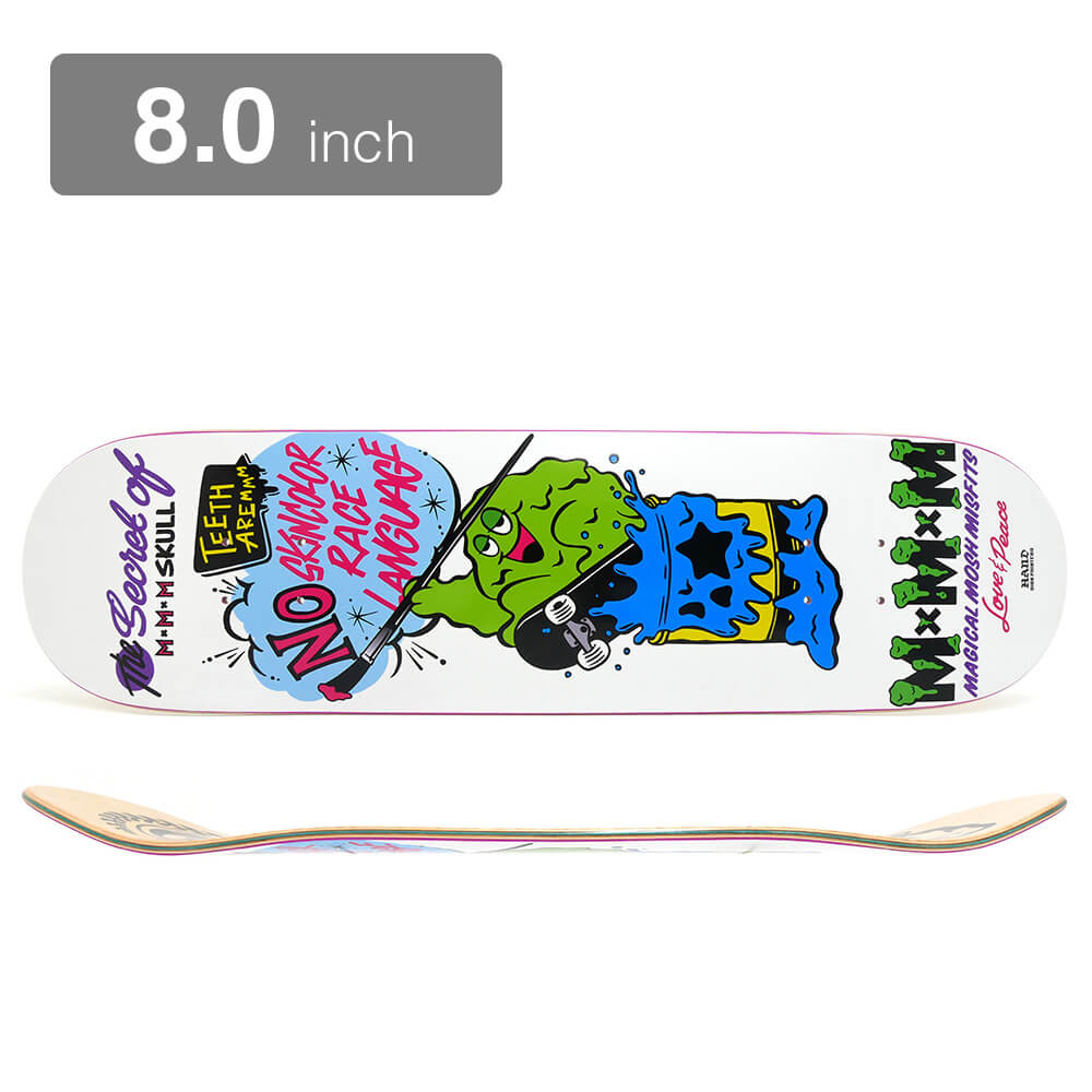 楽天市場】MAGICAL MOSH MISFITS DECK マジカルモッシュミスフィッツ デッキ TEAM MxMxM SKATE ZOMBIES 8.0  スケートボード スケボー : スケートボードのCALIFORNIASTREET