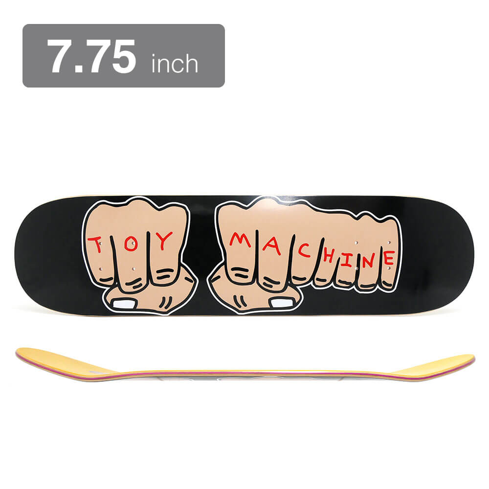 TOY MACHINE DECK トイマシーン デッキ TEAM NEW FISTS 7.75 スケートボード スケボー|スケートボードのCALIFORNIASTREET