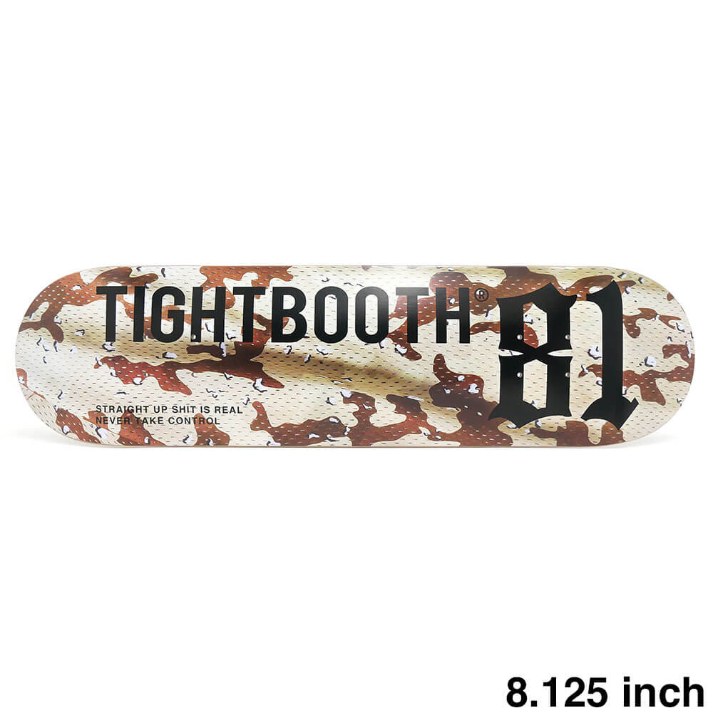 TIGHTBOOTH(TBPR)DECK タイトブース デッキ TEAM CODE 81 8.125 スケートボード スケボー|スケートボードのCALIFORNIASTREET