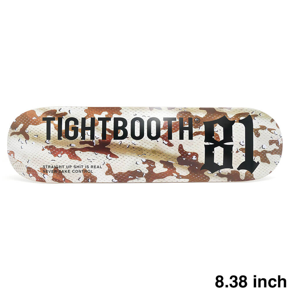 TIGHTBOOTH（TBPR）DECK タイトブース デッキ TEAM CODE 81 8.38 スケートボード スケボー｜スケートボードのCALIFORNIASTREET