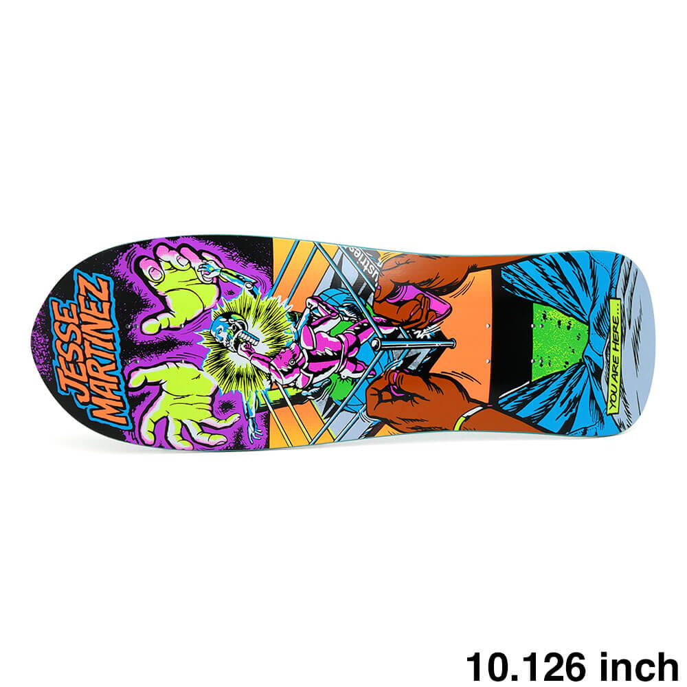 WORLD INDUSTRIES DECK ワールドインダストリーズ デッキ JESSE MARTINEZ ROCK'EM SOCK'EM 10.126 スケートボード スケボー｜スケートボードのCALIFORNIASTREET