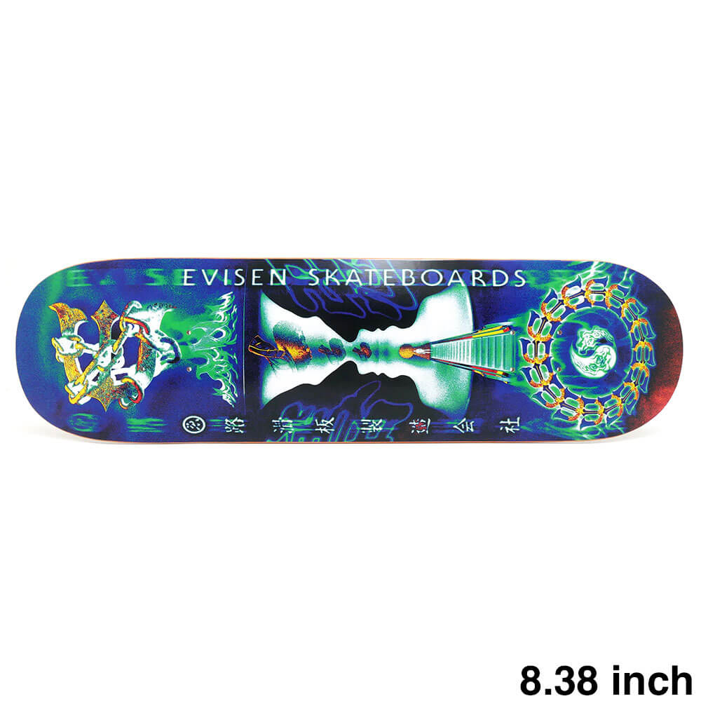 EVISEN DECK エビセン デッキ TEAM ZEN-AKU VASE 8.38 スケートボード スケボー｜スケートボードのCALIFORNIASTREET