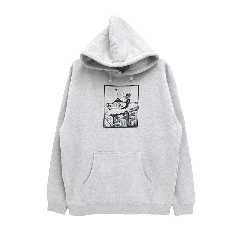 ANTIHERO HOOD アンチヒーロー パーカー PHELPS LANCE GREY スケートボード スケボー｜スケートボードのCALIFORNIASTREET