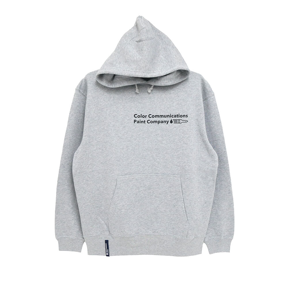 COLOR COMMUNICATIONS HOOD カラーコミュニケーションズ パーカー RE-PAINT COMPANY 2 2024 GREY 滑るゲーム盤 スケボー