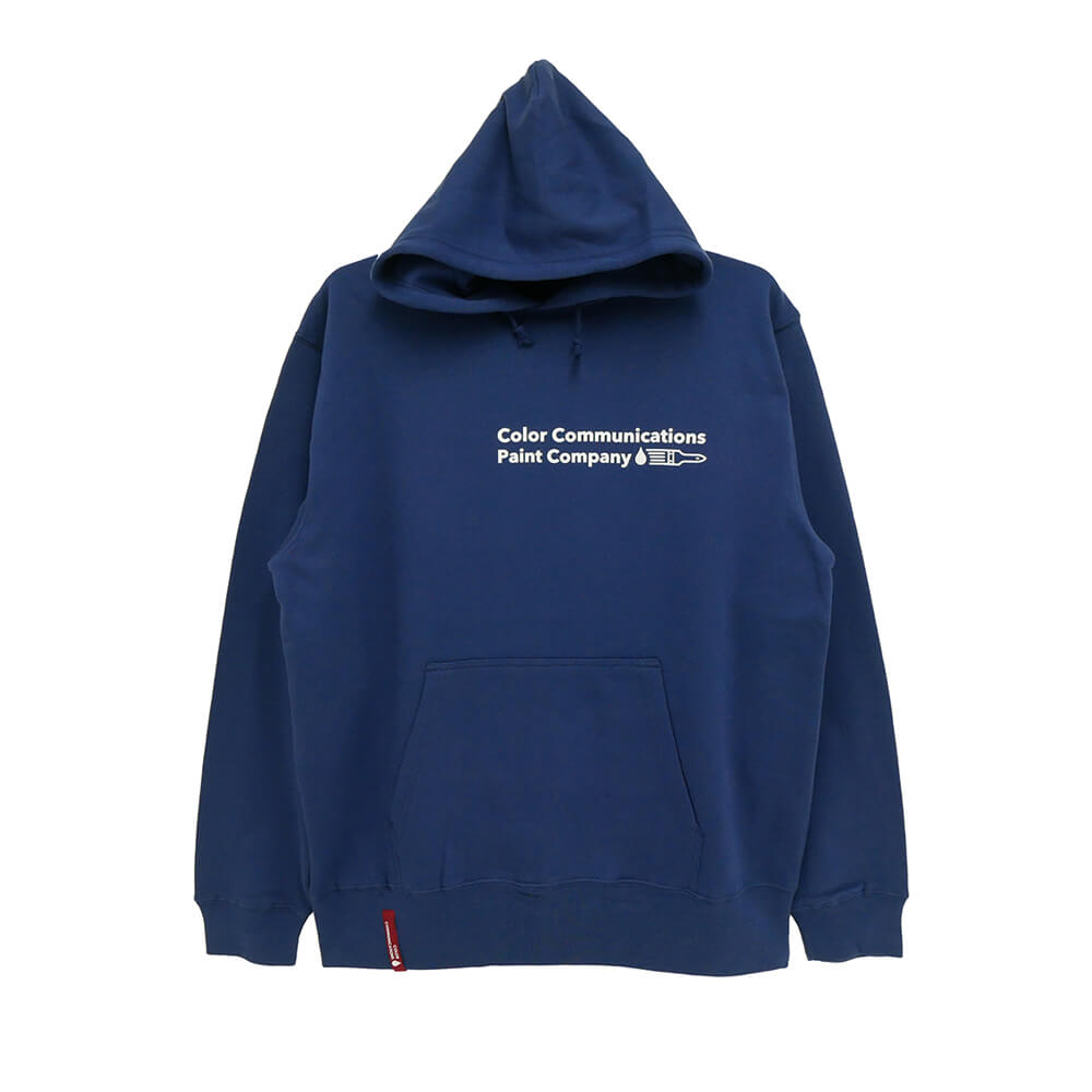 COLOR COMMUNICATIONS HOOD カラーコミュニケーションズ パーカー RE-PAINT COMPANY 2 2024 INDIGO 滑るゲーム盤 スケボー