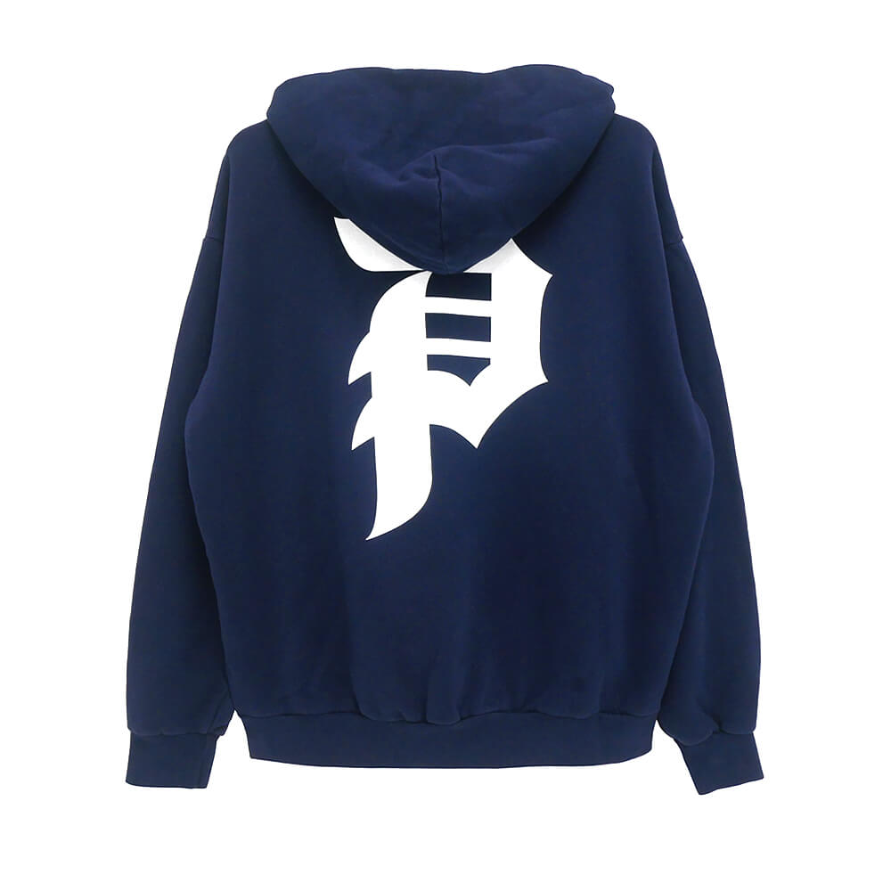 PRIMITIVE HOOD 元始的 パーカー DIRTY P NAVY 滑るゲーム盤 スケボー メンズファッション-パーカー