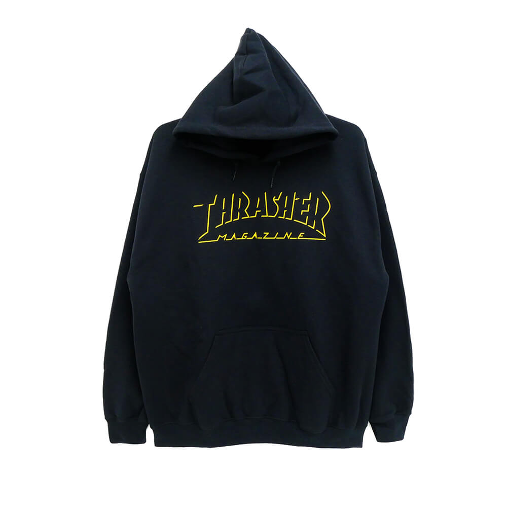 THRASHER HOOD スラッシャー パーカー SHADOW MAG LOGO BLACK（US企画） スケートボード スケボー｜スケートボードのCALIFORNIASTREET 10,164円