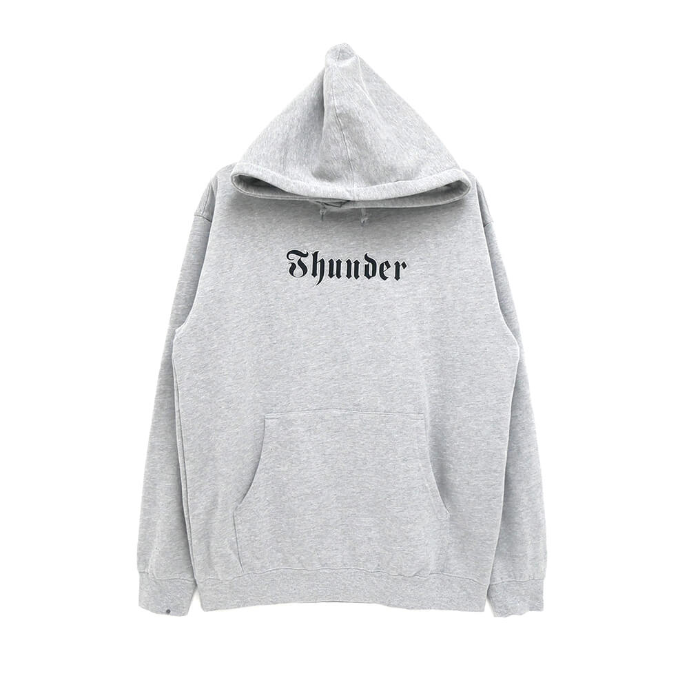 THUNDER HOOD サンダー パーカー SCRIPT GREY スケートボード スケボー