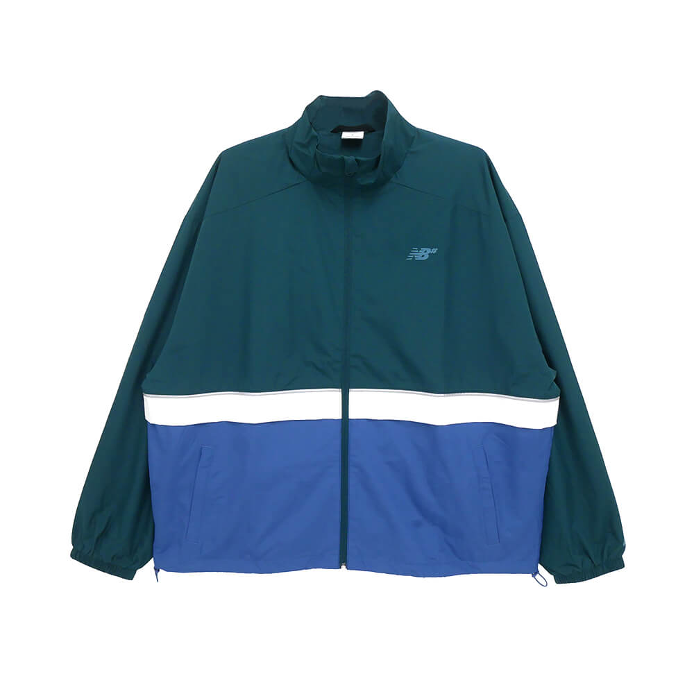 NEW BALANCE NUMERIC JACKET ニューバランスヌメリック 上衣 ARCHIVE DARK GREEN 滑るゲーム盤 スケボー