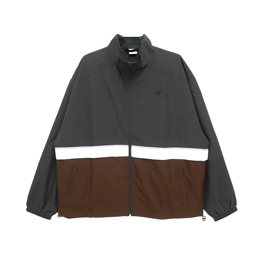 NEW BALANCE NUMERIC JACKET ニューバランスヌメリック 上衣 ARCHIVE DARK GREY 滑るゲーム盤 スケボー