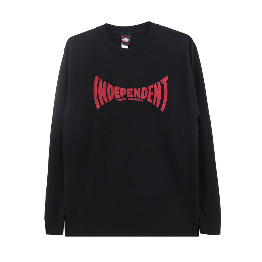 INDEPENDENT ロングTシャツ フェード インディペンデント ロンT 古着 00年代 インディペンデント INDEPENDENT バックプリント ロングT